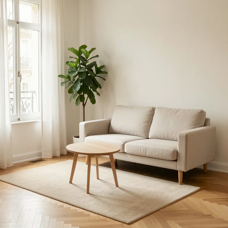 Aménager un petit salon sans le surcharger